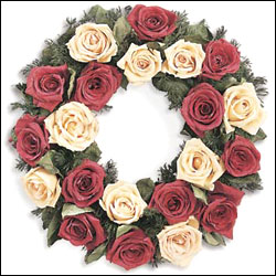 "Flower Basket with Roses and Lilies - Click here to View more details about this Product